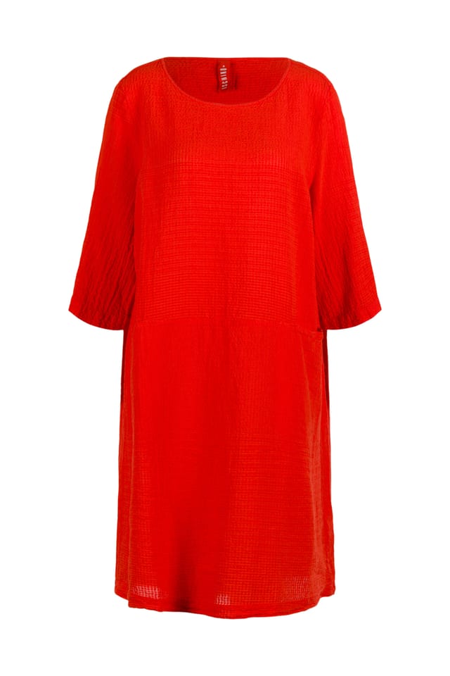 Kleid 508 - Leinen-Baumwollmischung - 240POPPY - 60250110031