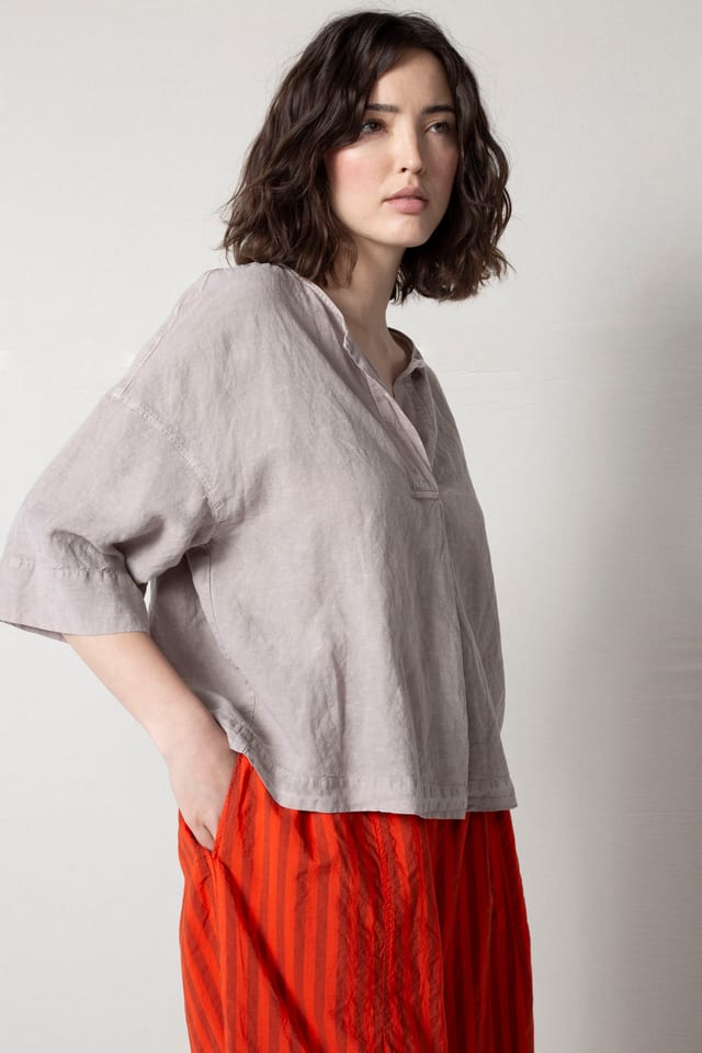 Bluse 512 - Lyocell-Leinen Mischung - 312PEONY - 60250110039