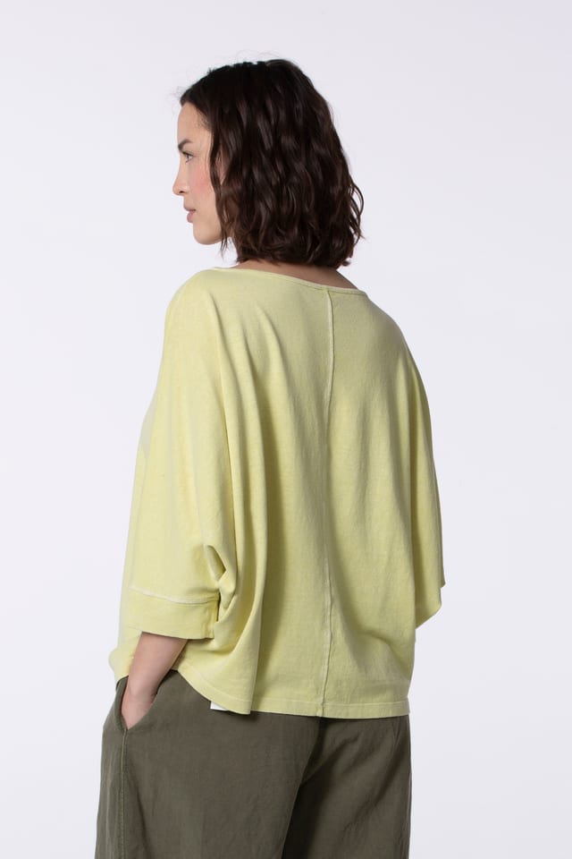 Shirt 516 - Hemp and Organic Cotton Jersey - 132DAFFODIL - 60250110065