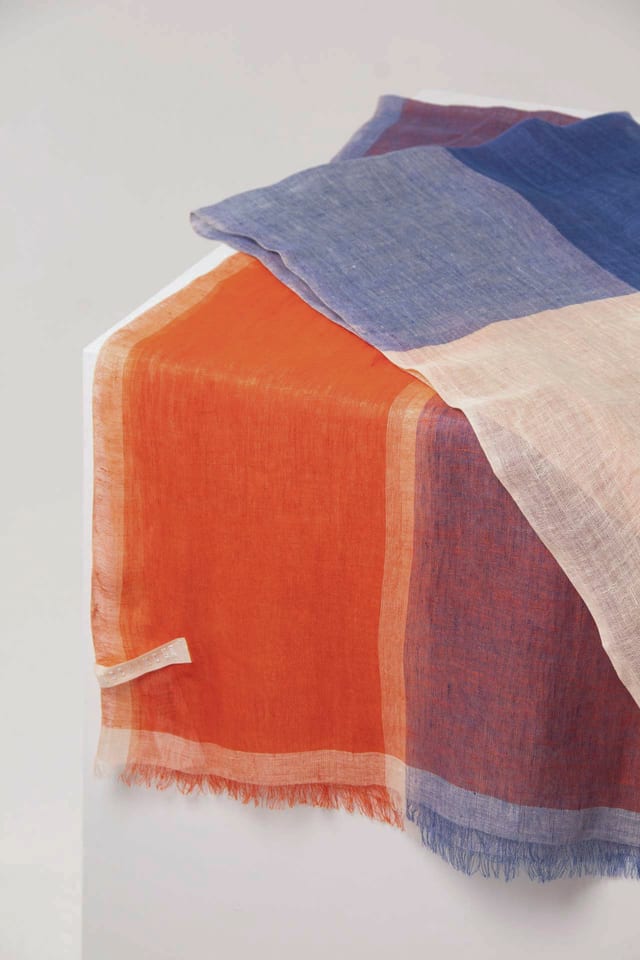 Scarf 517 - Pure Linen - 240POPPY - 60250114017