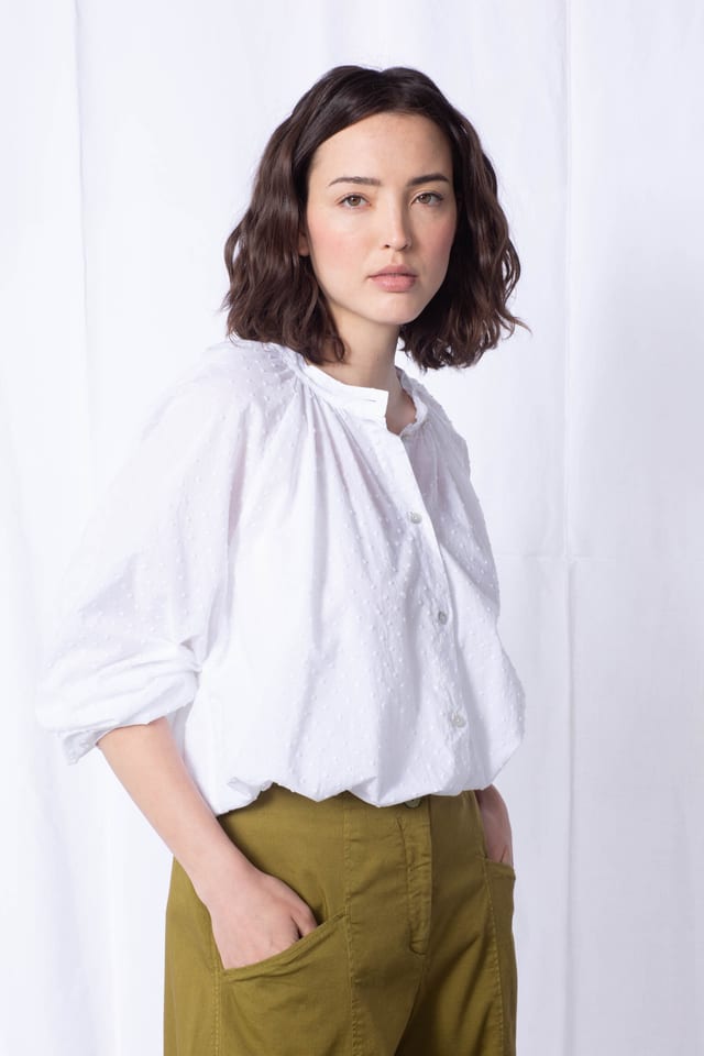 Blouse 503 - Fine cotton - 100WHITE - 60250310008