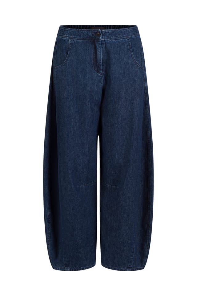 Trousers 611 wash - Organic cotton hemp denim - 570DENIM - 10260110501