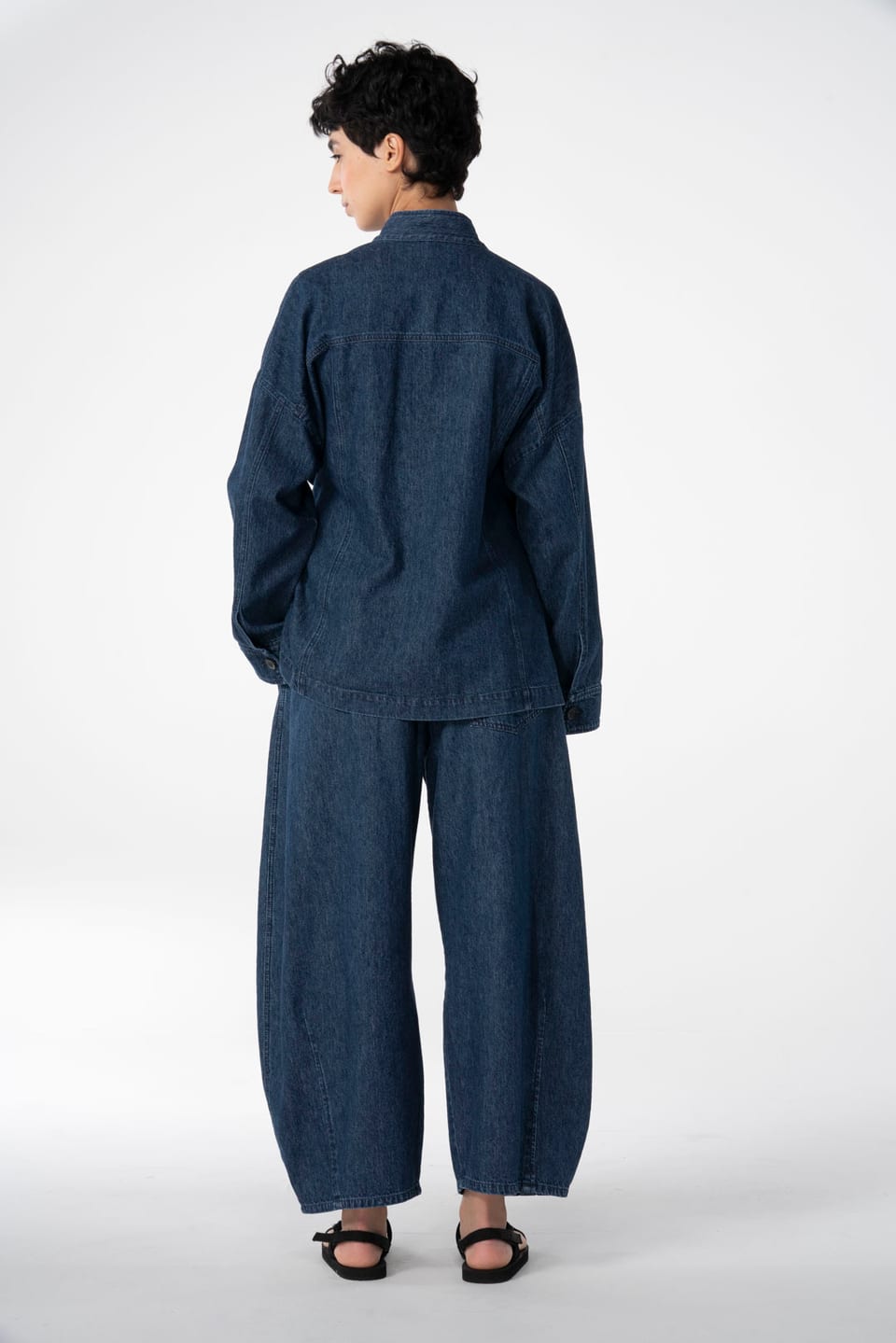 Broek 611 wash - Katoen-hennep denim - 570DENIM - 10260110501