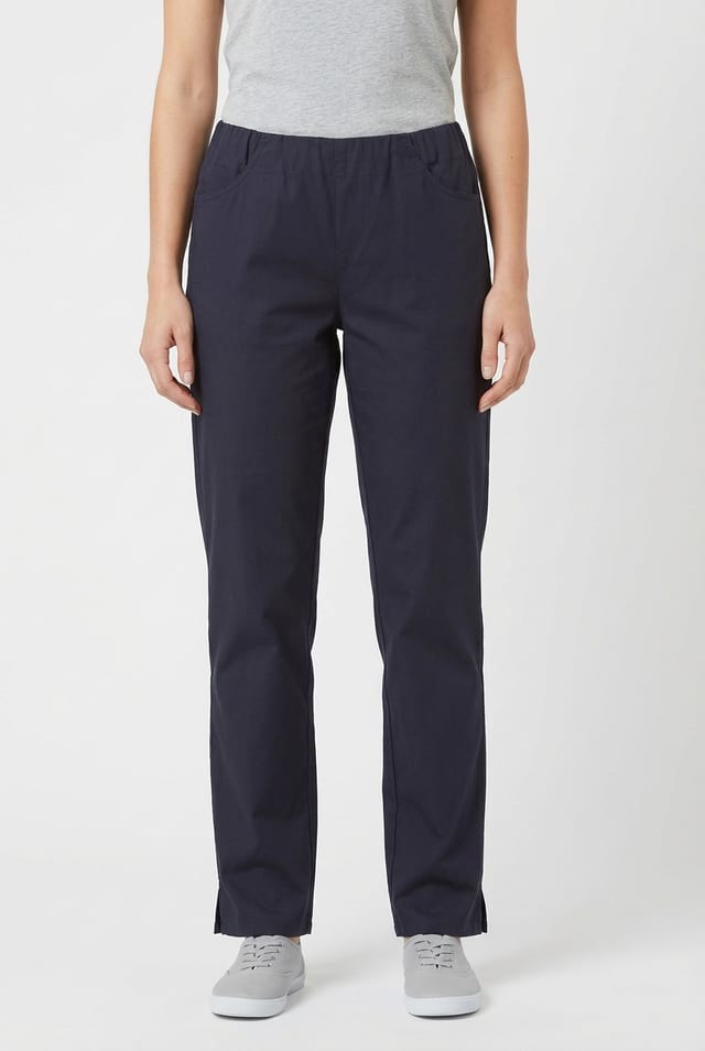 Trousers 612 - Dobby stretch - 490NAVY - 10260110502