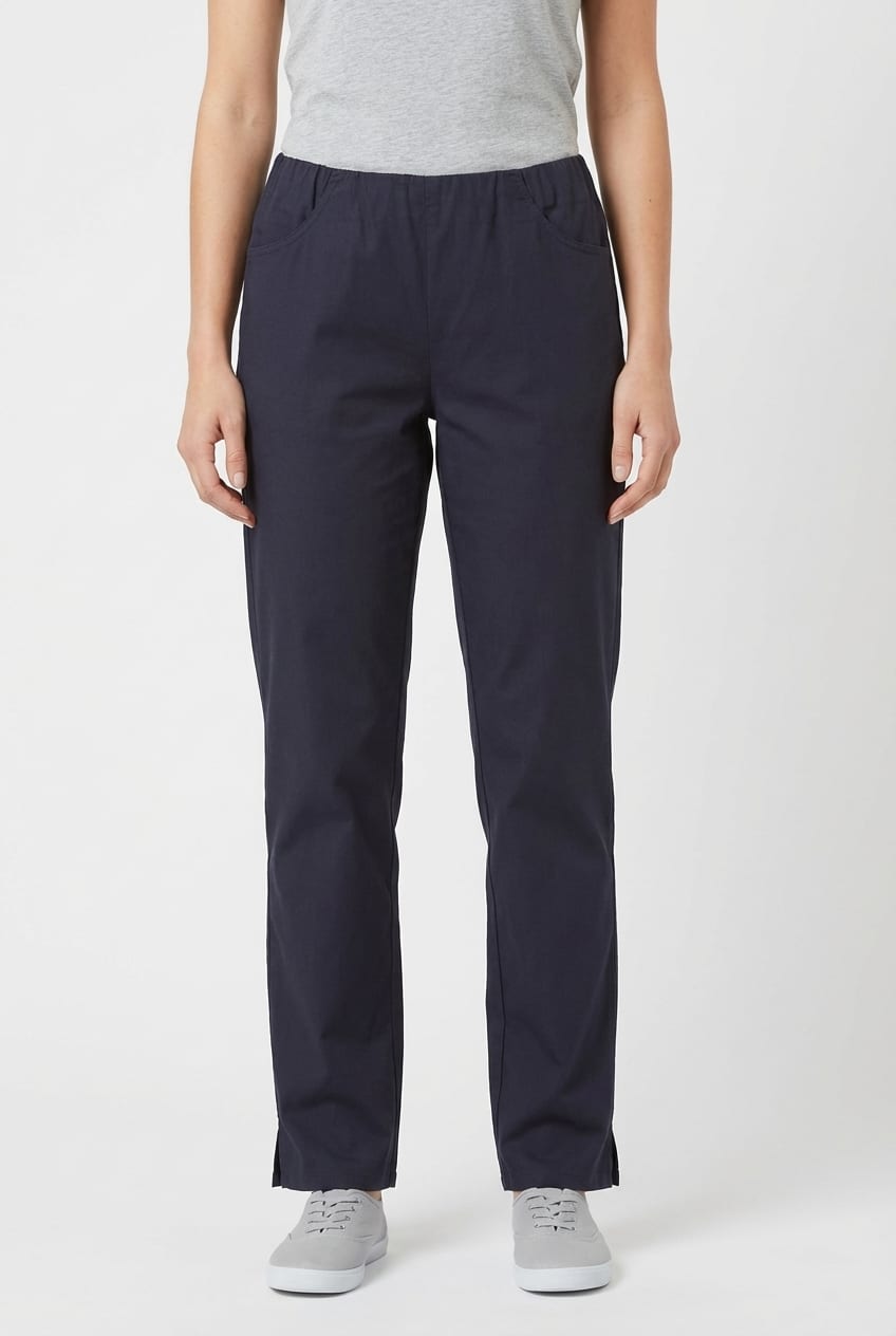Broek 612 - Dobby-rek - 490NAVY - 10260110502