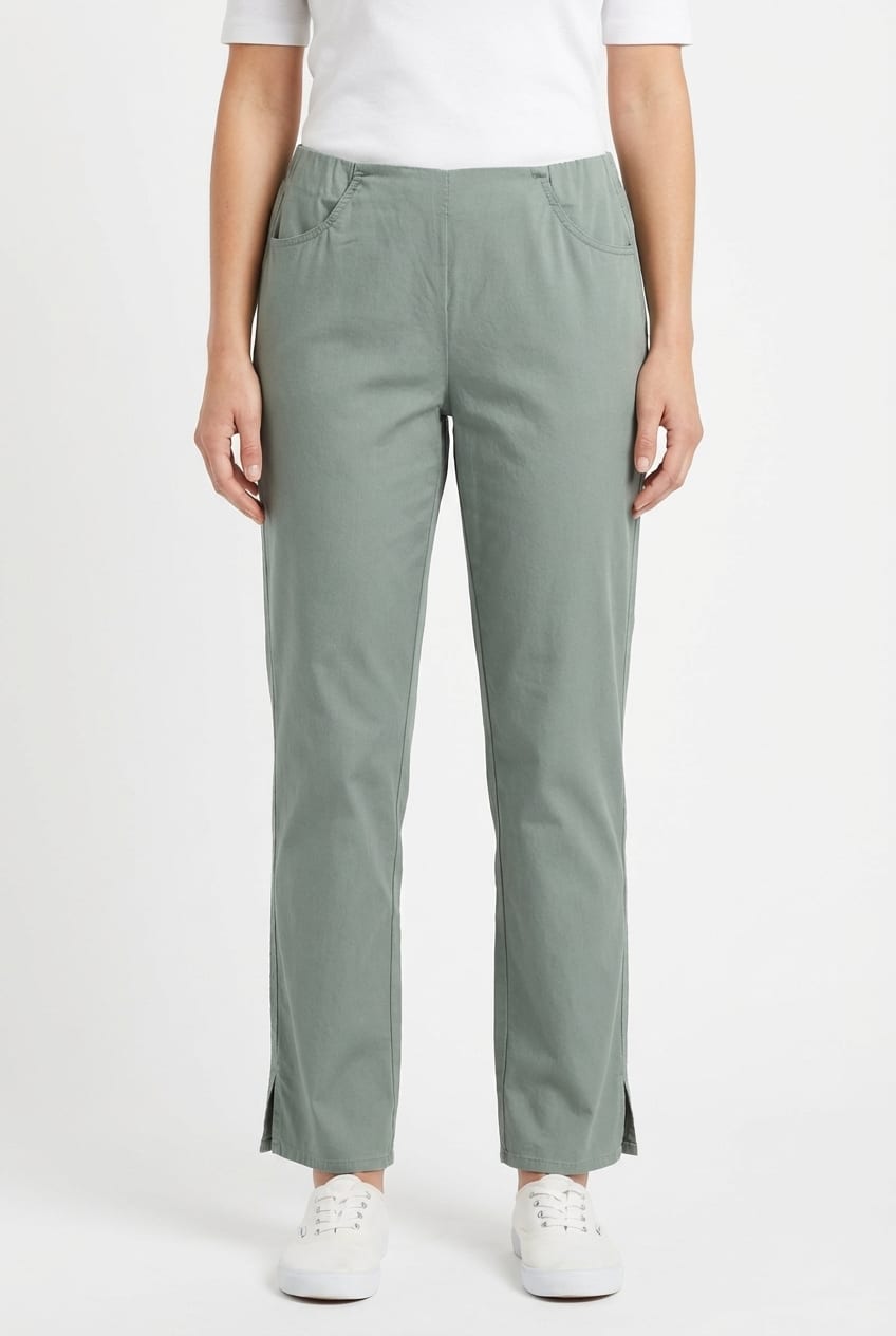 Broek 612 - Dobby-rek - 652ALOE - 10260110502