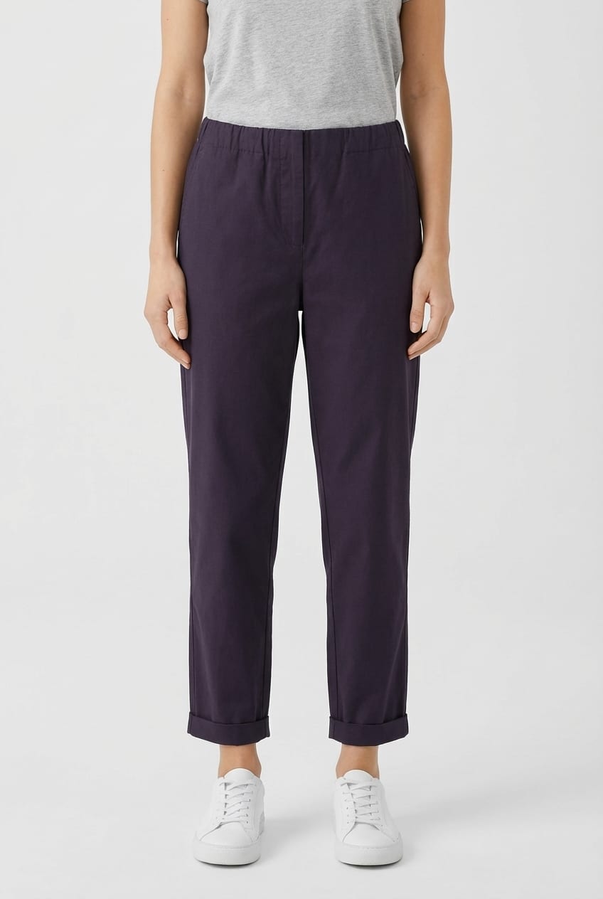 Broek 613 - Dobby-rek - 490NAVY - 10260110503