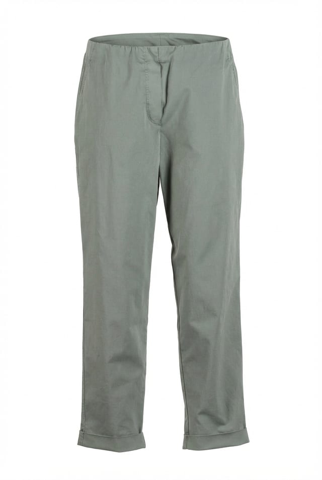 Trousers 613 - Dobby stretch - 652ALOE - 10260110503