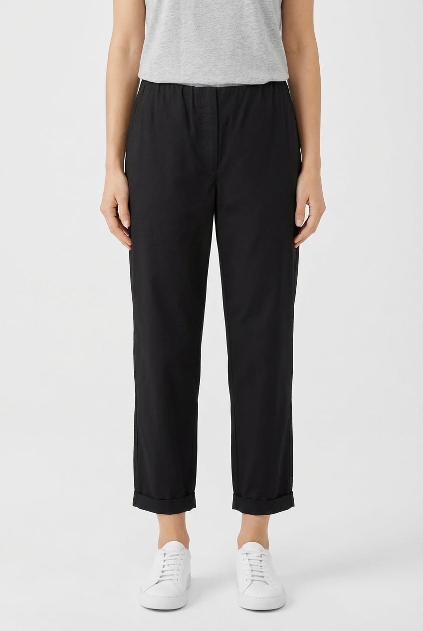 Broek 613 - Dobby-rek - 990BLACK - 10260110503