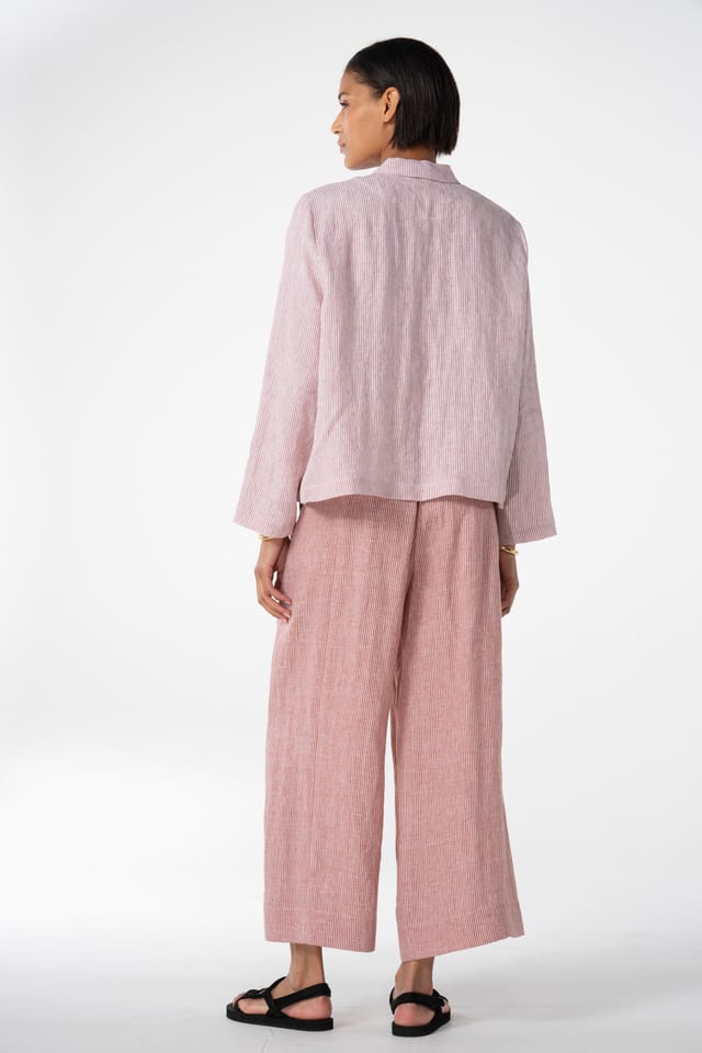 Trousers 614 - Linen stripes variations - 260PICANTE - 10260110504