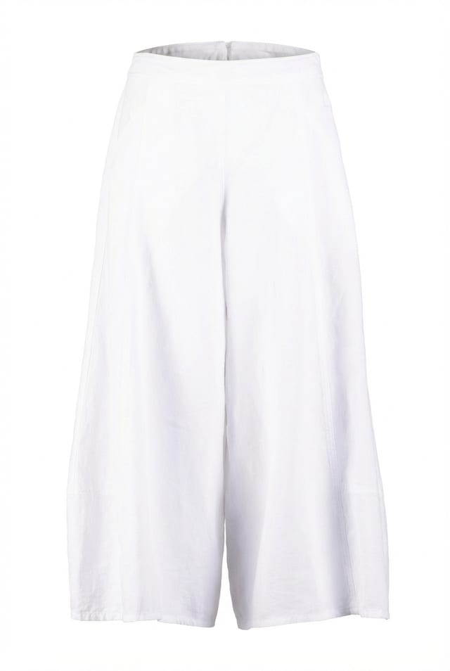Trousers 616 - Heavy linen - 100WHITE - 10260110506