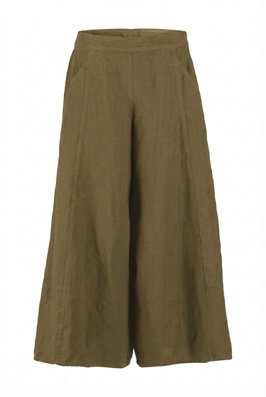 Trousers 616 - Heavy linen - 742CANE - 10260110506