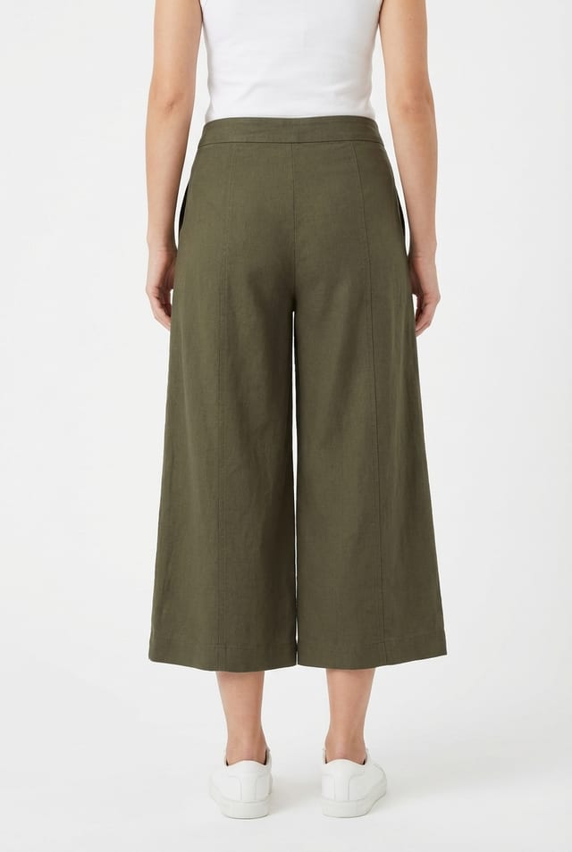 Trousers 616 - Heavy linen - 780PALMTREE - 10260110506