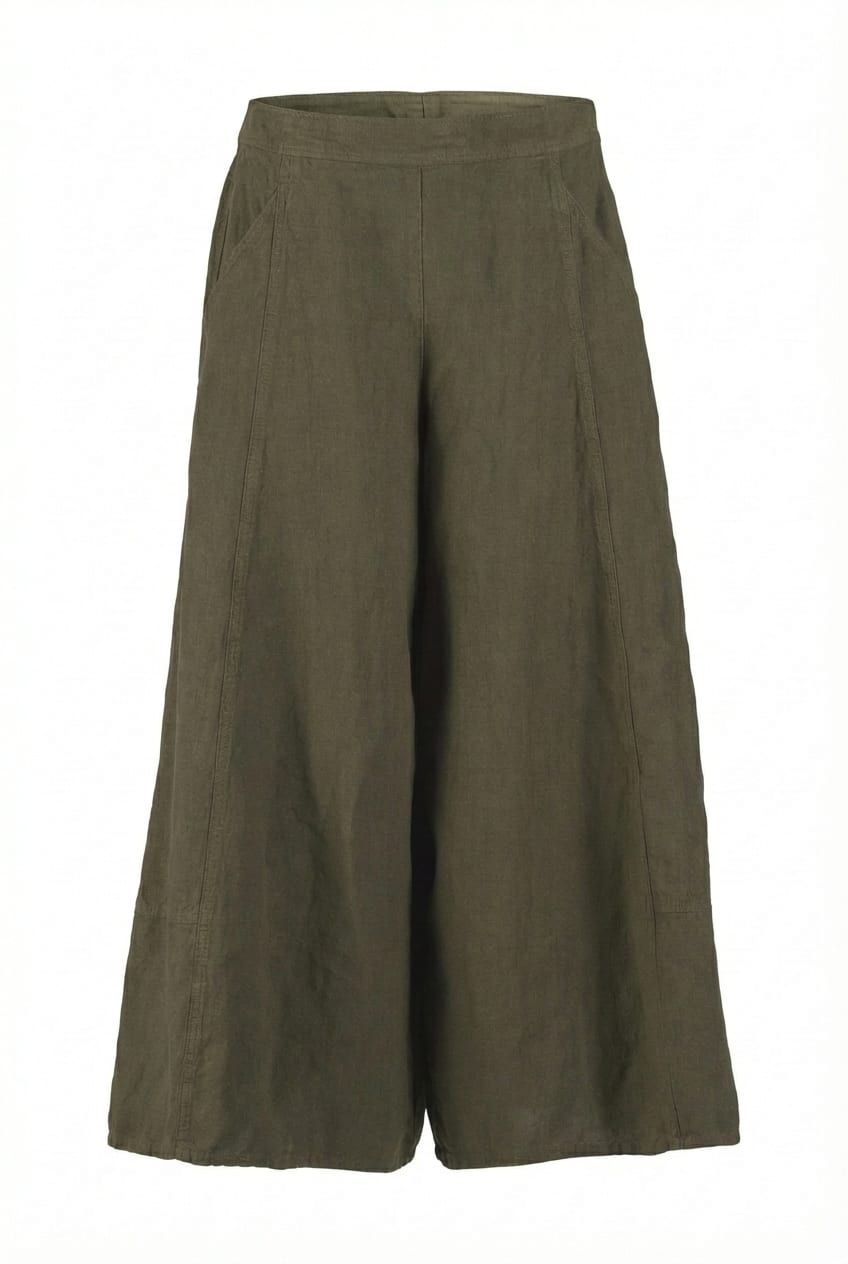 Trousers 616 - Heavy linen - 942LAUREL - 10260110506
