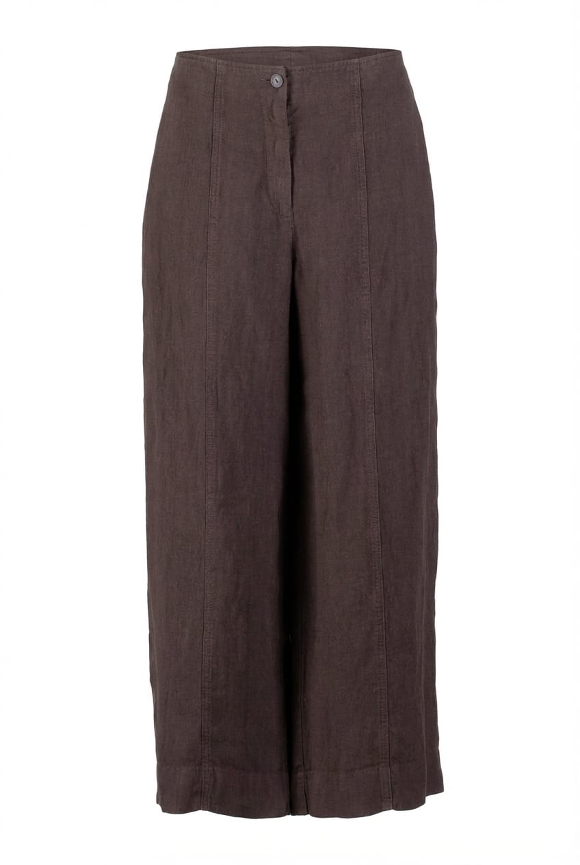 Trousers 617 - Heavy linen - 480SHALE - 10260110507