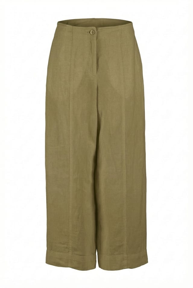 Trousers 617 - Heavy linen - 742CANE - 10260110507