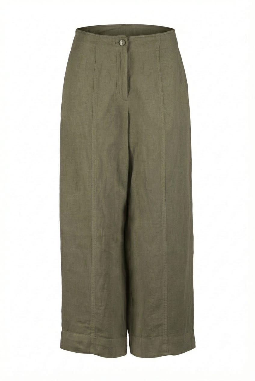 Trousers 617 - Heavy linen - 780PALMTREE - 10260110507