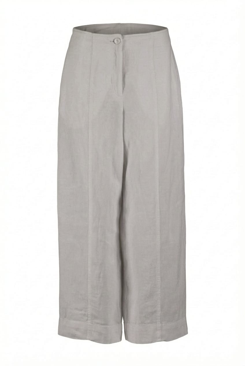 Trousers 617 - Heavy linen - 922CHALK - 10260110507