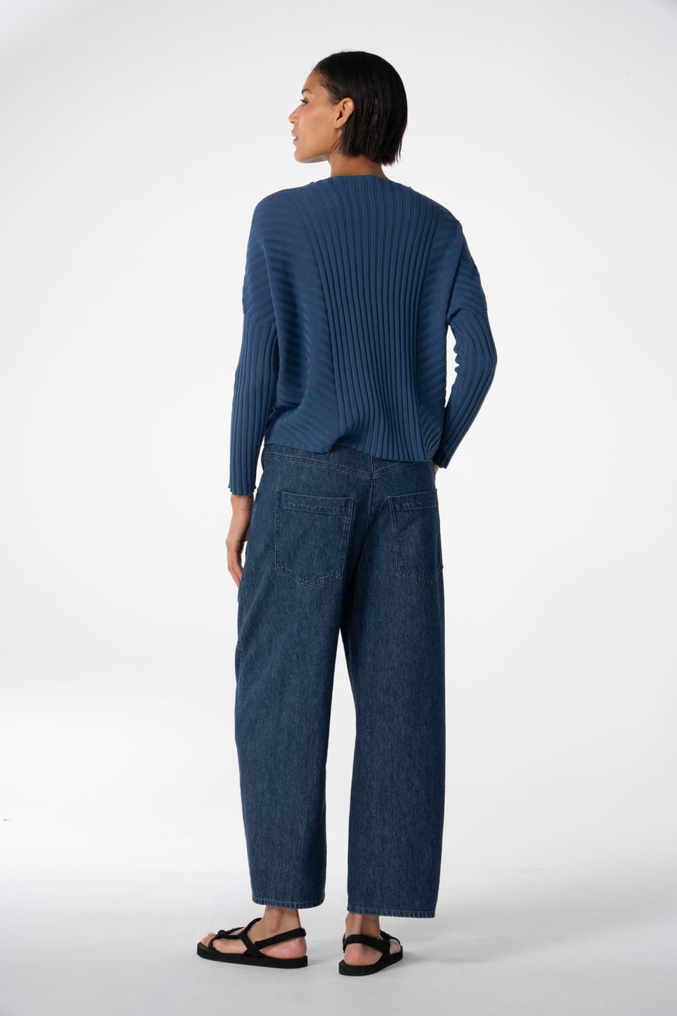 Trousers 618 wash - Organic cotton hemp denim - 570DENIM - 10260110508