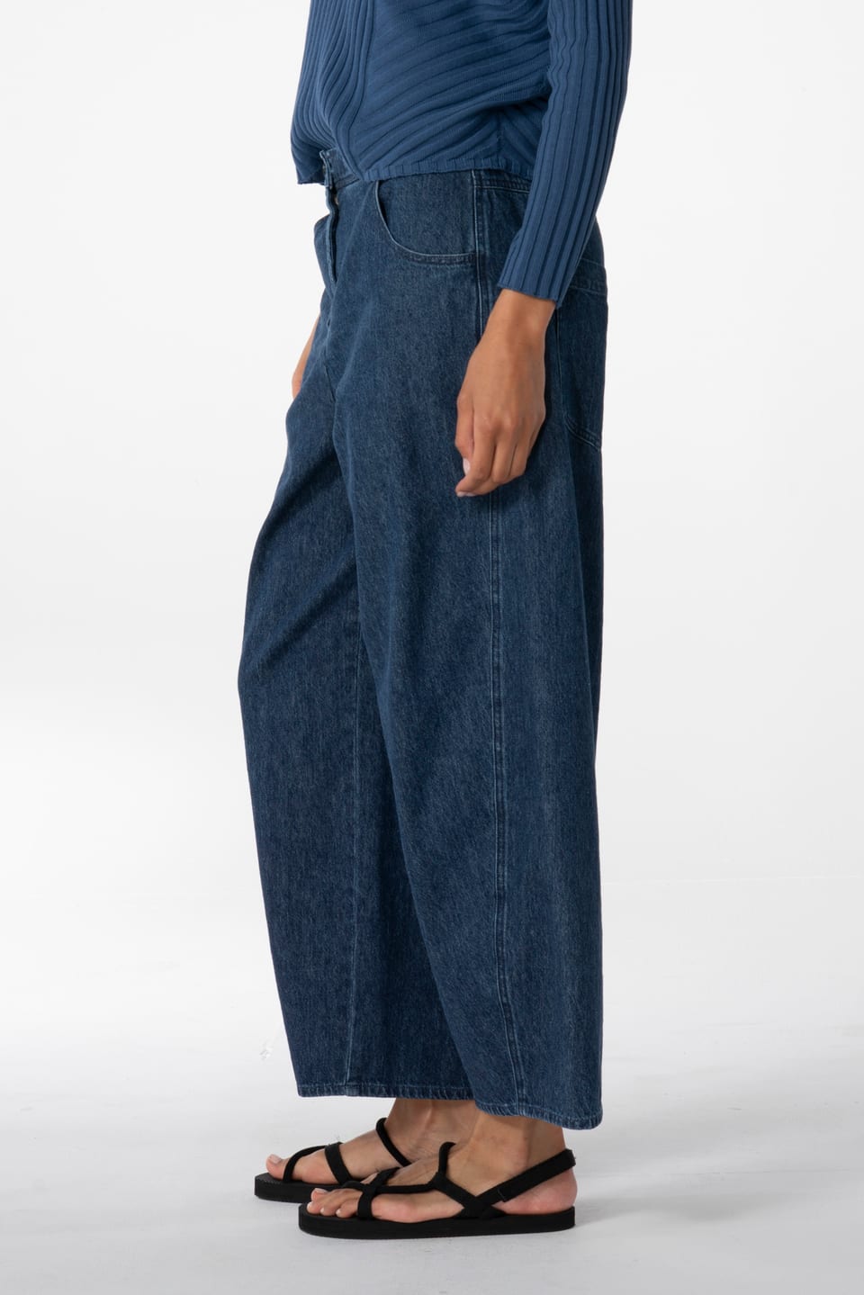Trousers 618 wash - Organic cotton hemp denim - 570DENIM - 10260110508