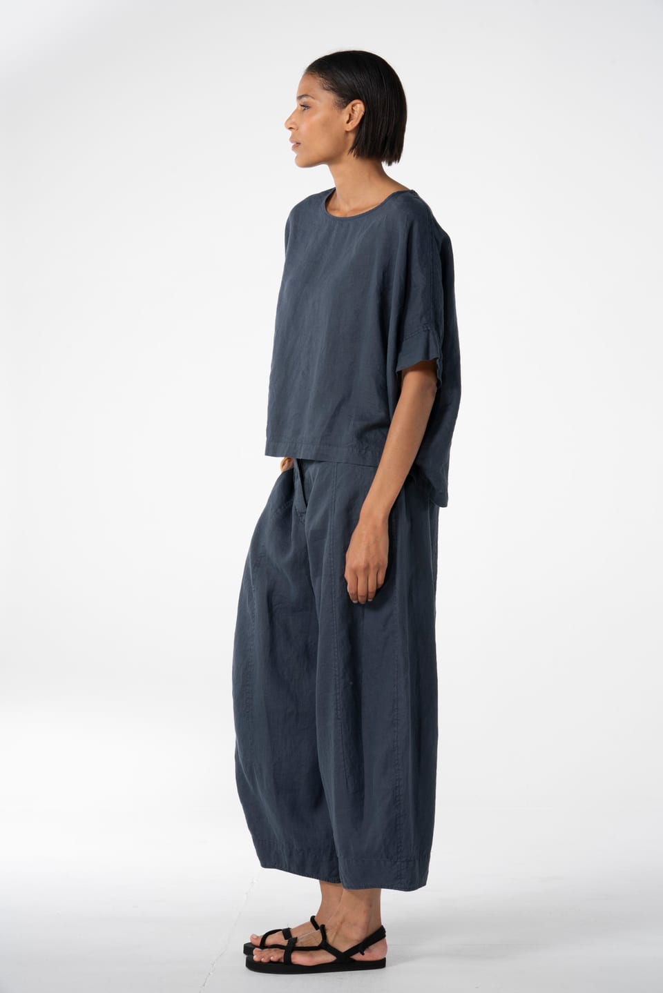 Trousers 620 - Pure linen - 472DEW - 10260110510