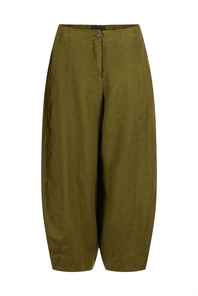 Trousers 620 - Pure linen - 752NUGGET - 10260110510