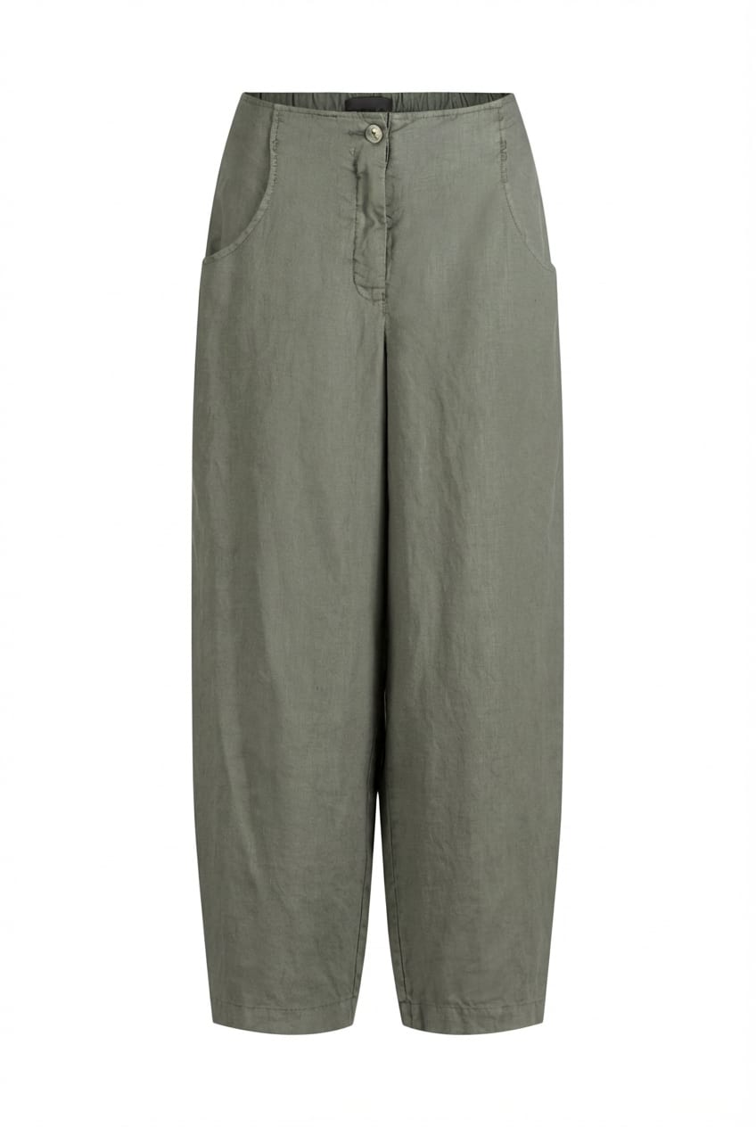 Trousers 621 - Pure linen - 622POOL - 10260110511