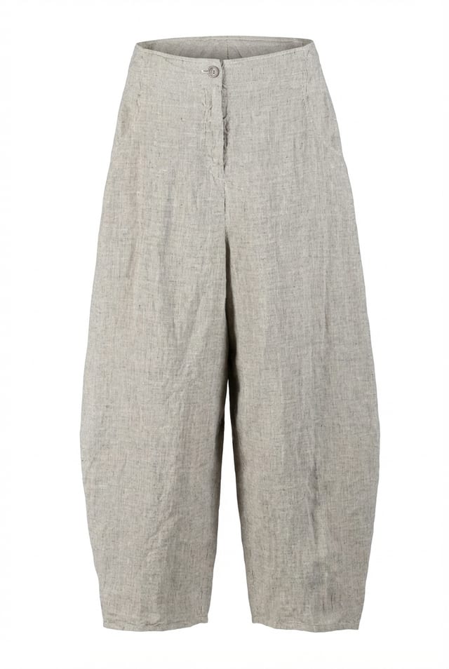 Trousers 622 - Linen fine stripes - 120NETTLE - 10260110512