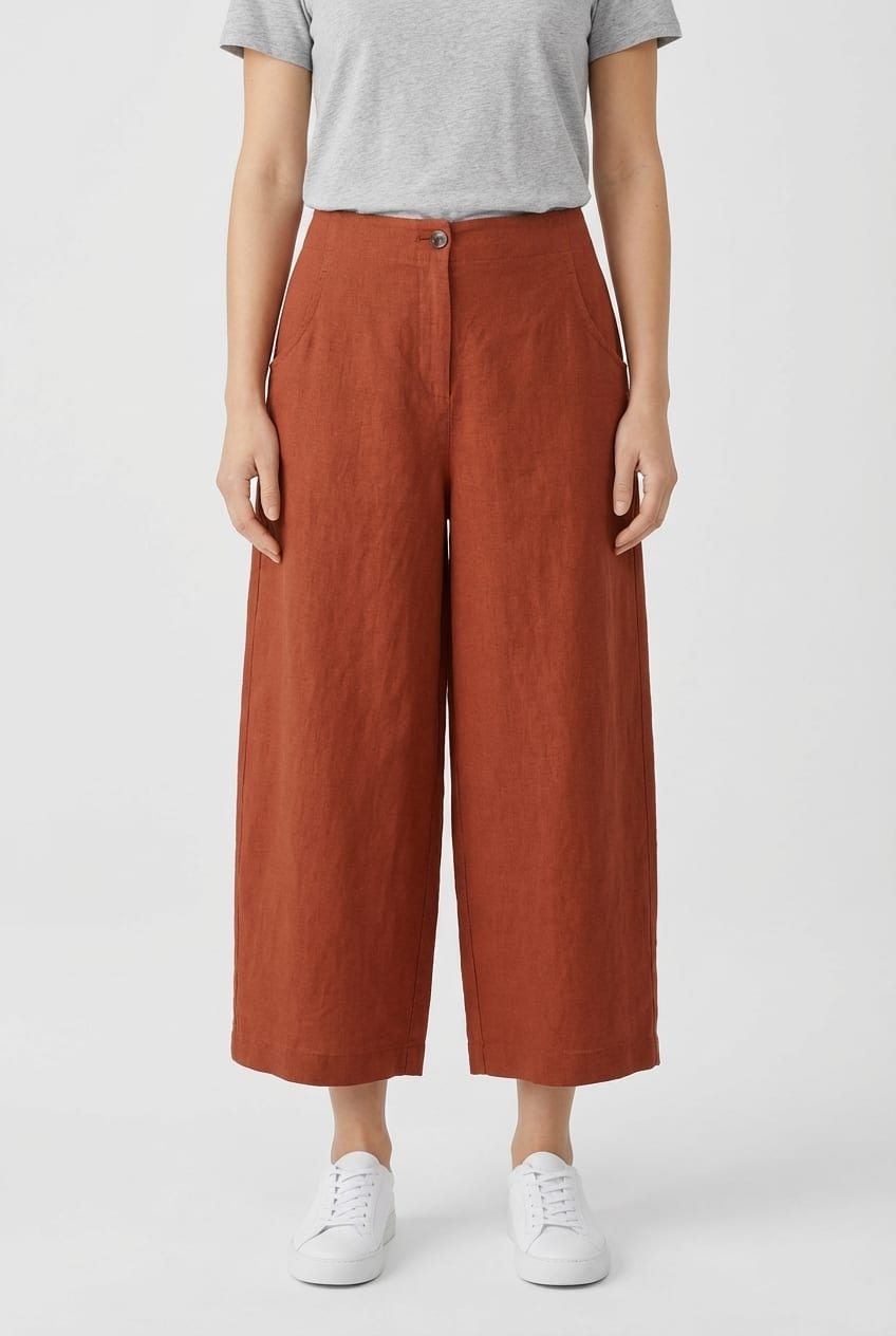 Trousers 622 - Linen fine stripes - 260PICANTE - 10260110512