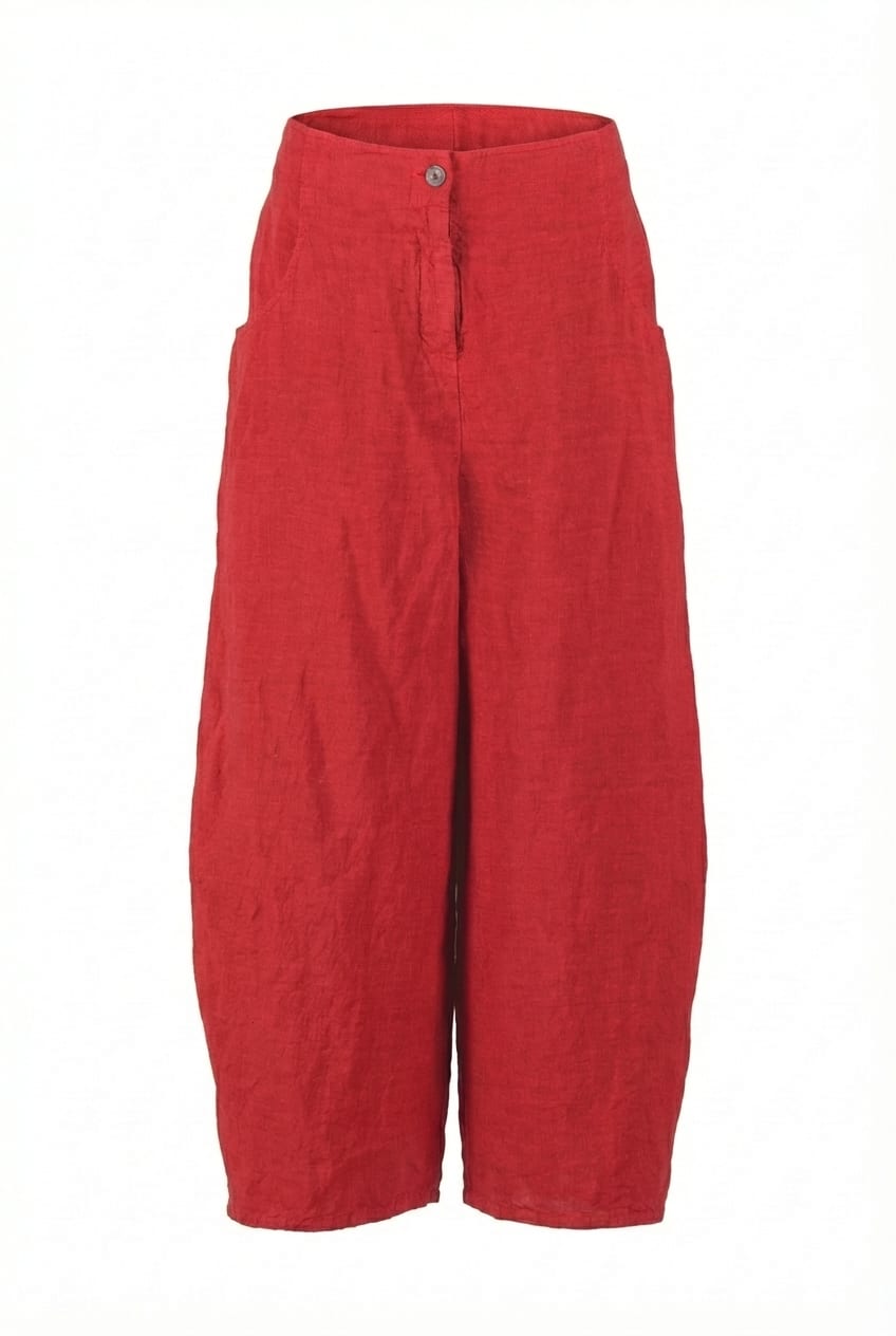 Trousers 622 - Linen fine stripes - 340PEPPER - 10260110512