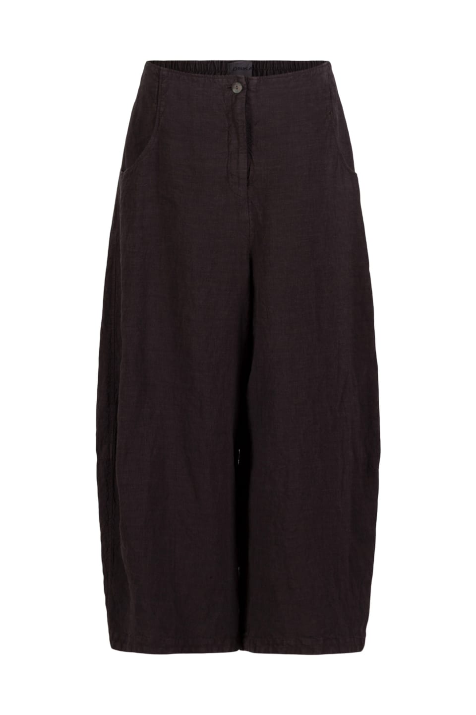 Trousers 622 - Linen fine stripes - 480SHALE - 10260110512