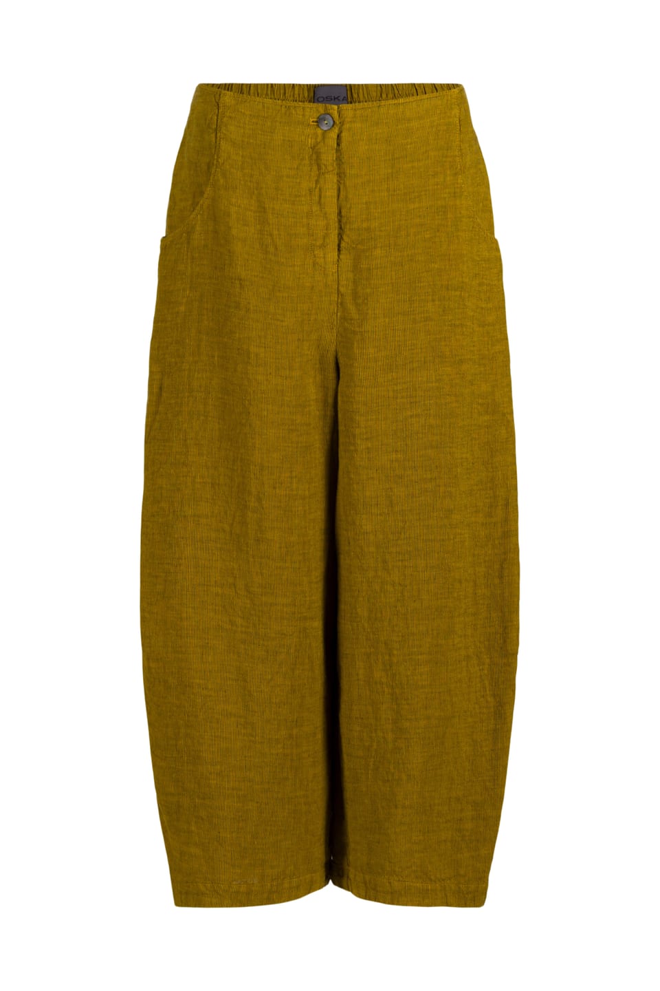 Trousers 622 - Linen fine stripes - 750NUGGET - 10260110512