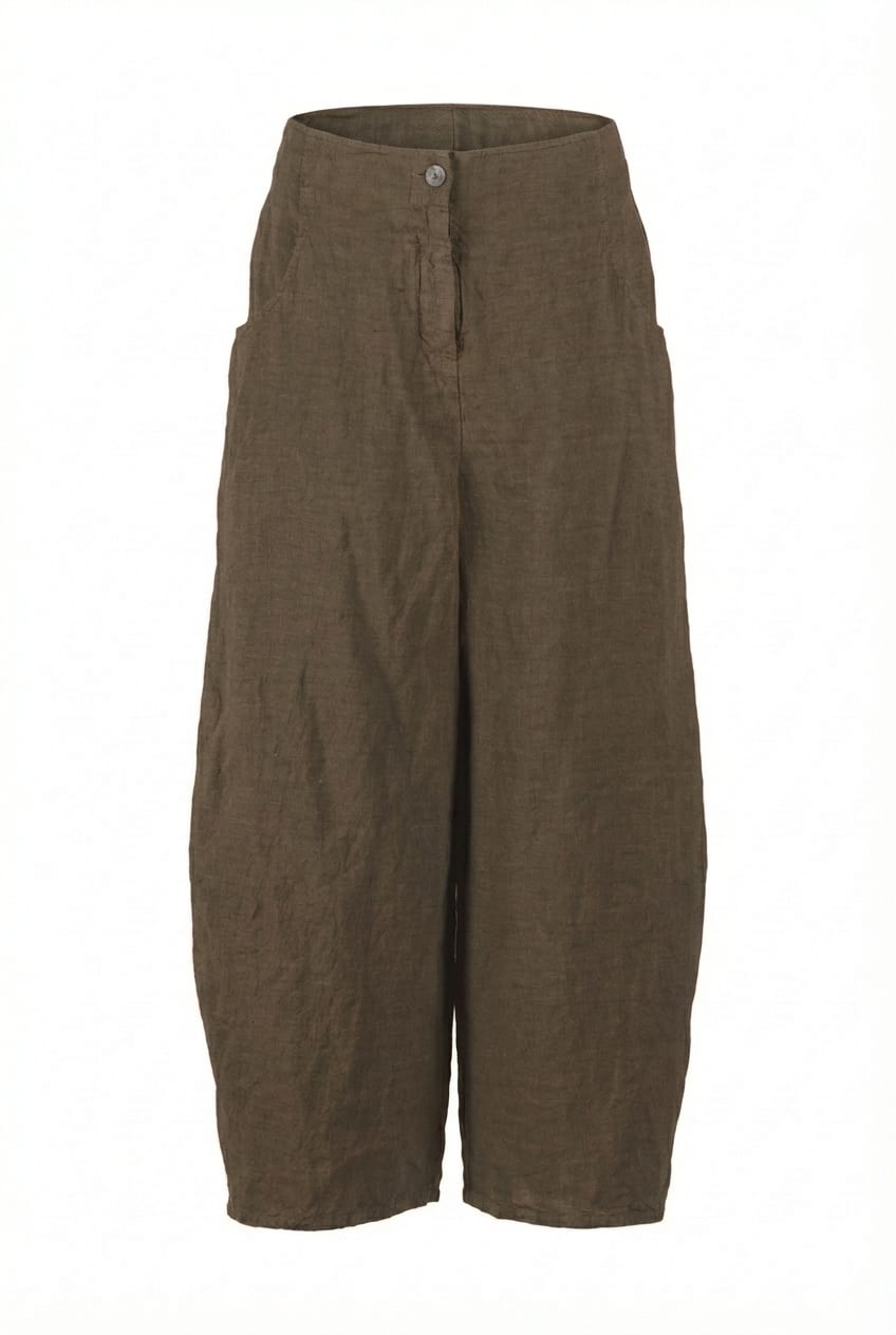Trousers 622 - Linen fine stripes - 780PALMTREE - 10260110512