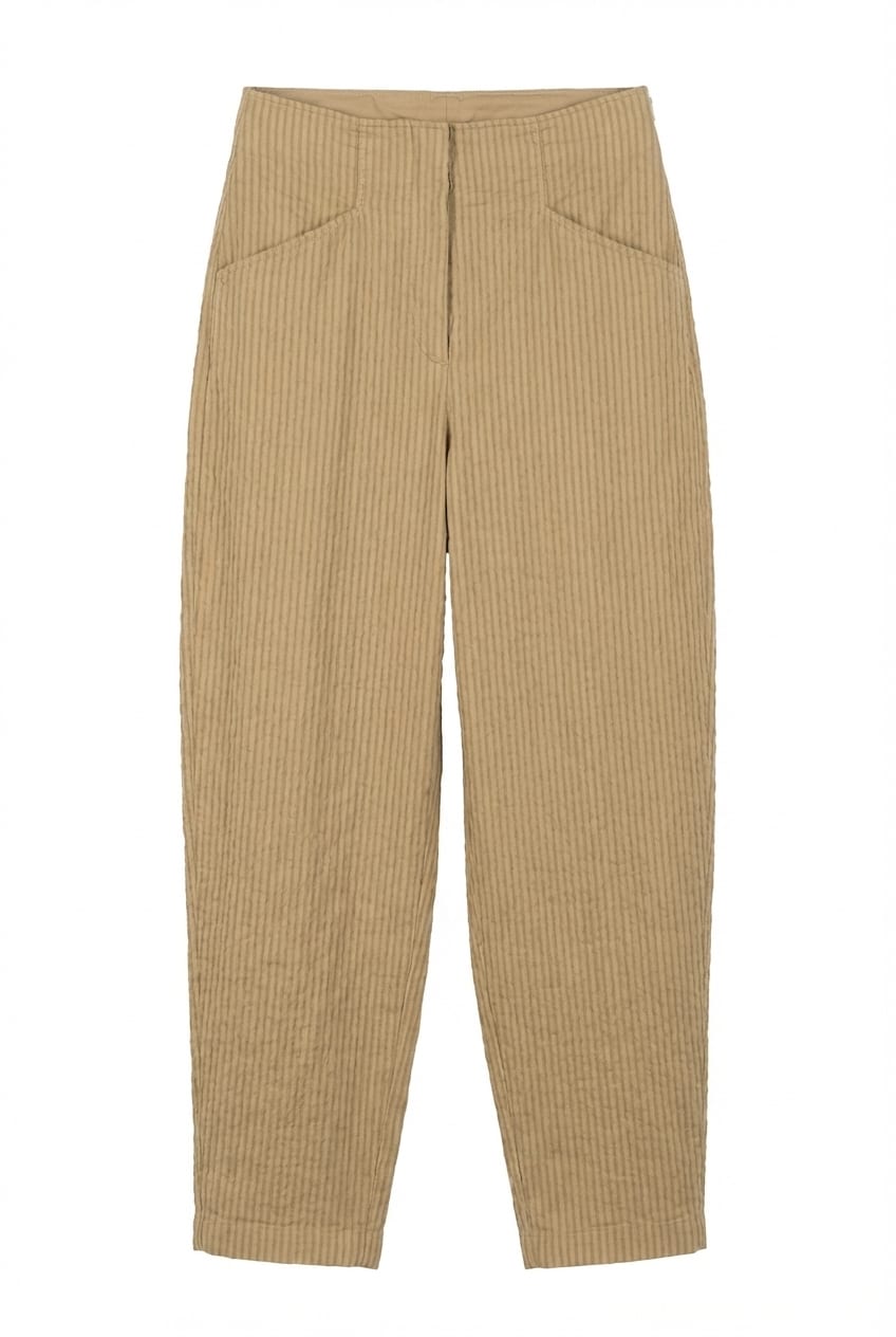 Trousers 623 - Mélange stripe - 840DUNE - 10260110513