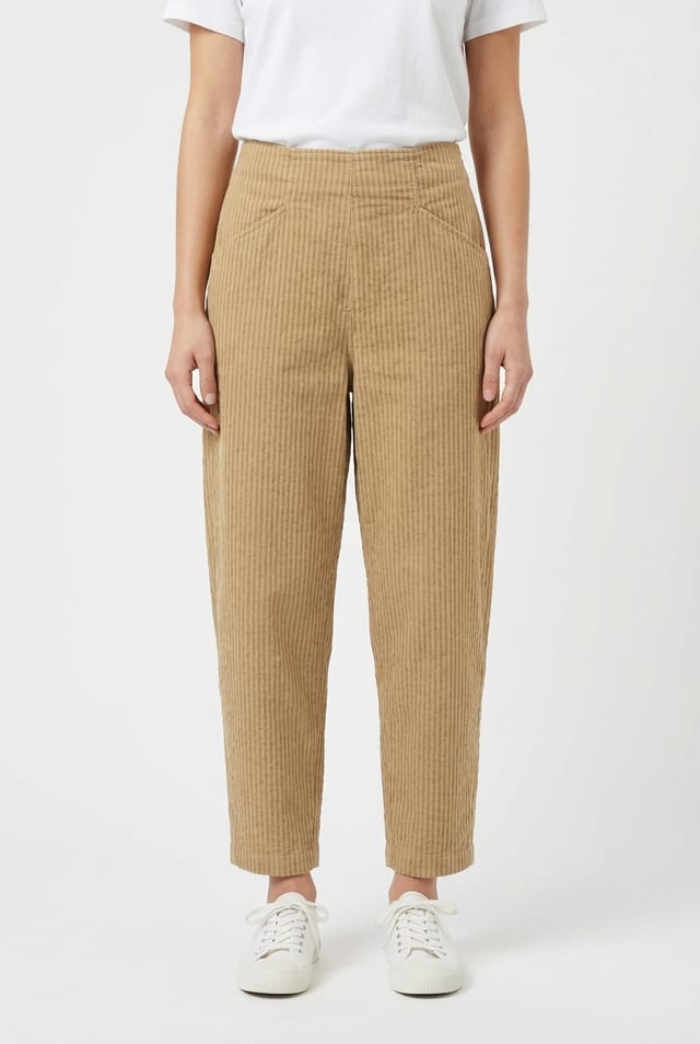 Trousers 623 - Mélange stripe - 840DUNE - 10260110513