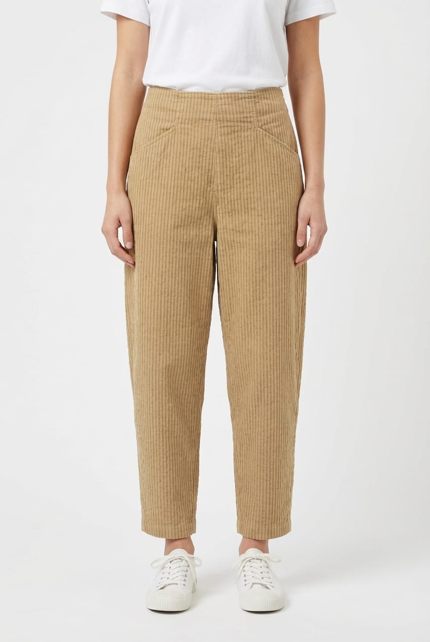 Trousers 623 - Mélange stripe - 840DUNE - 10260110513