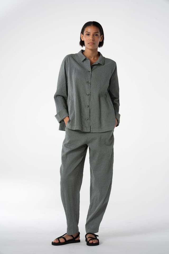 Trousers 623 - Mélange stripe - 950CAVE - 10260110513