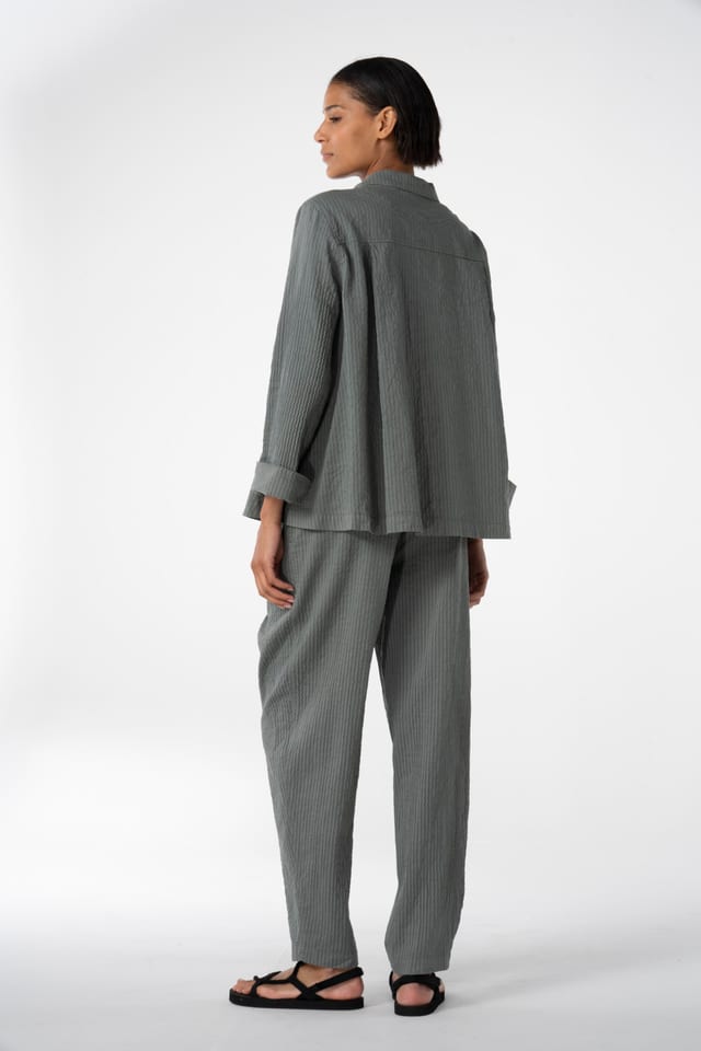 Trousers 623 - Mélange stripe - 950CAVE - 10260110513