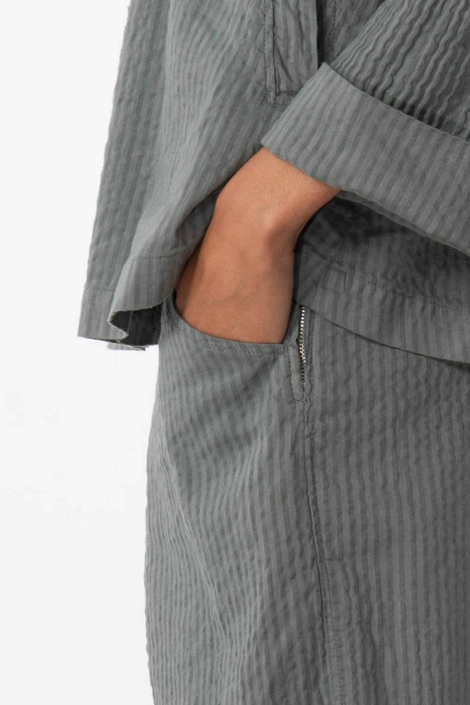 Trousers 623 - Mélange stripe - 950CAVE - 10260110513