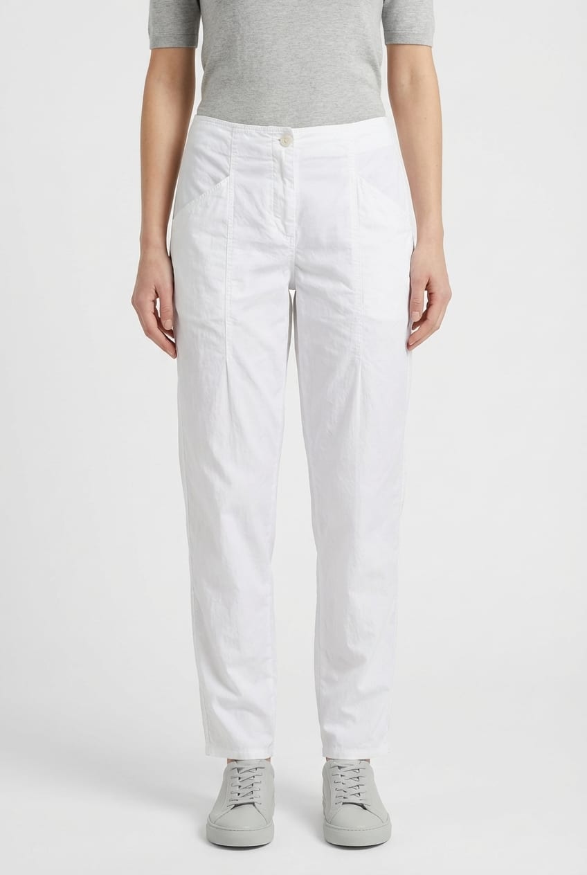 Trousers 624 - Cotton rips - 100WHITE - 10260110514