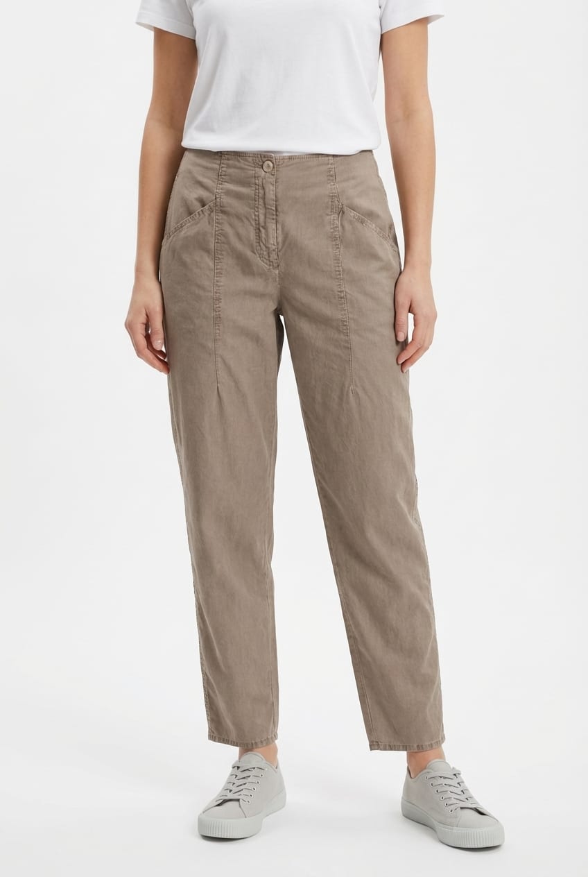 Trousers 624 - Cotton rips - 122NETTLE - 10260110514