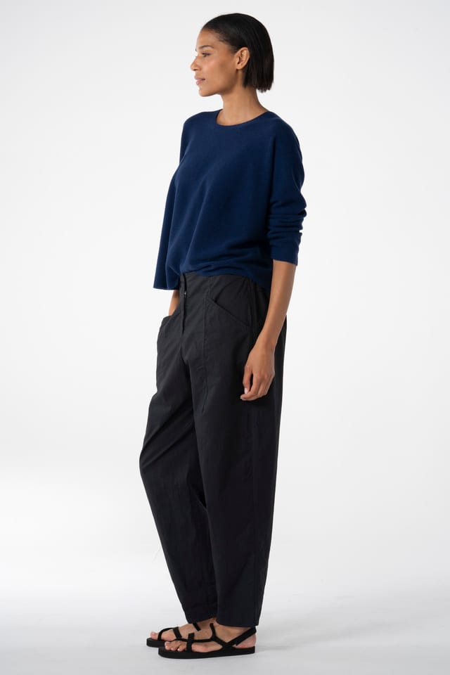 Trousers 624 - Cotton rips - 490NAVY - 10260110514