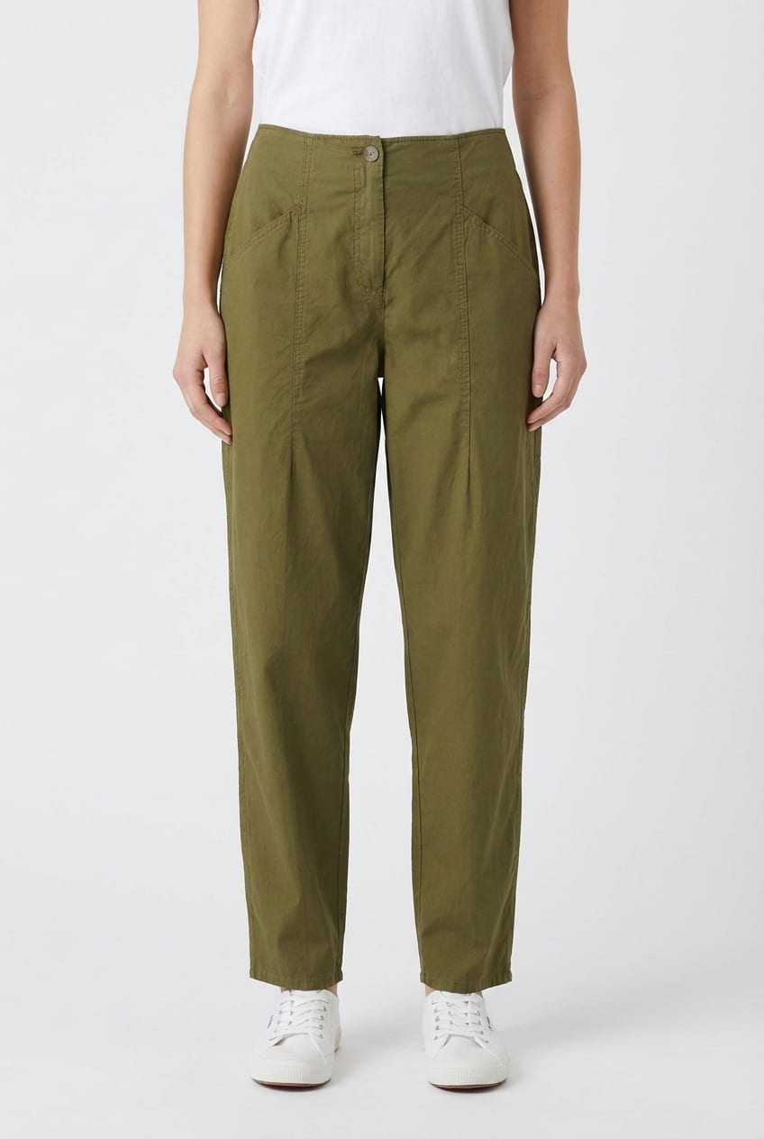 Trousers 624 - Cotton rips - 772CACTUS - 10260110514