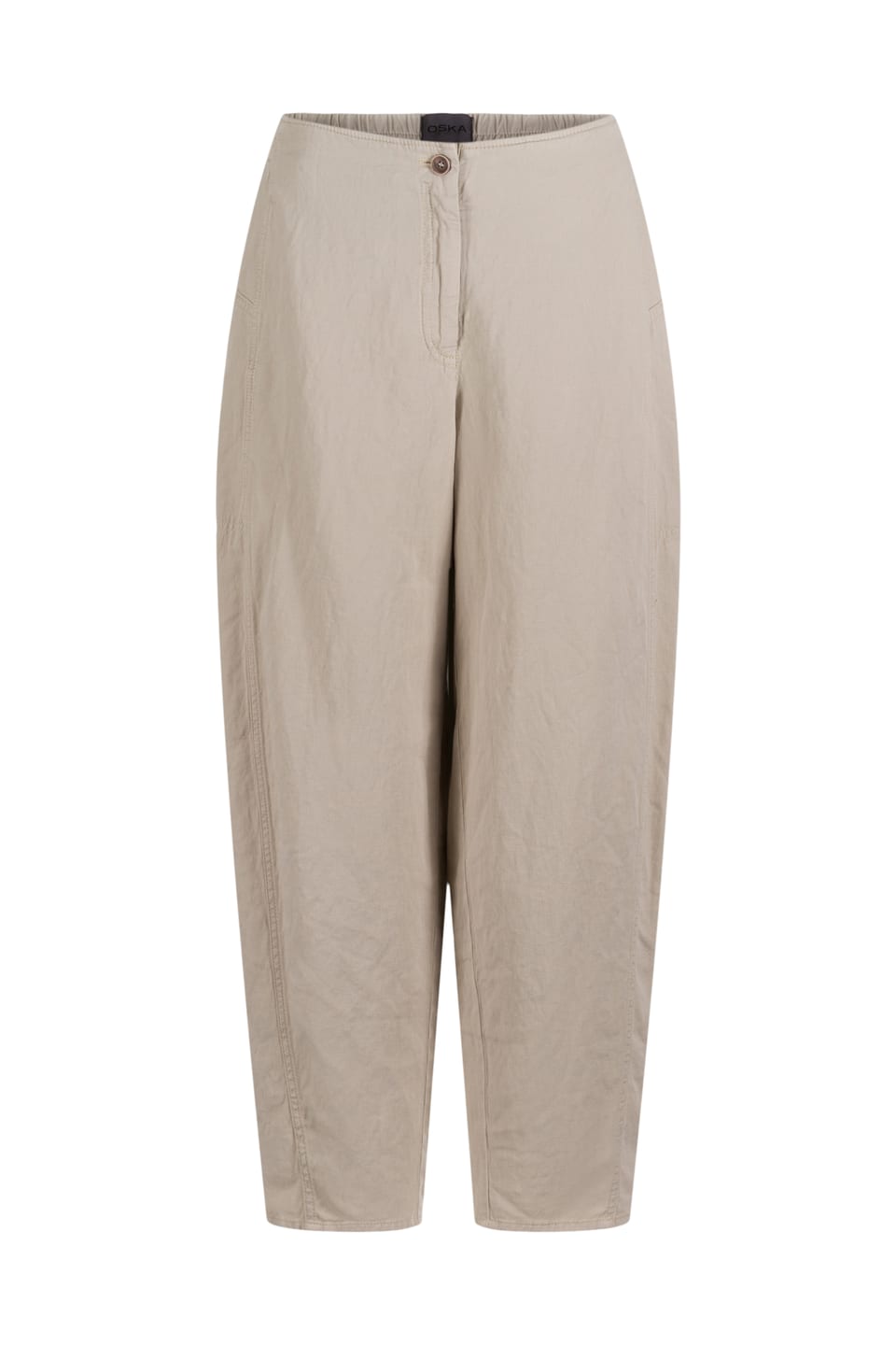 Trousers 629 - Lyocell linen cotton twill - 120NETTLE - 10260110519