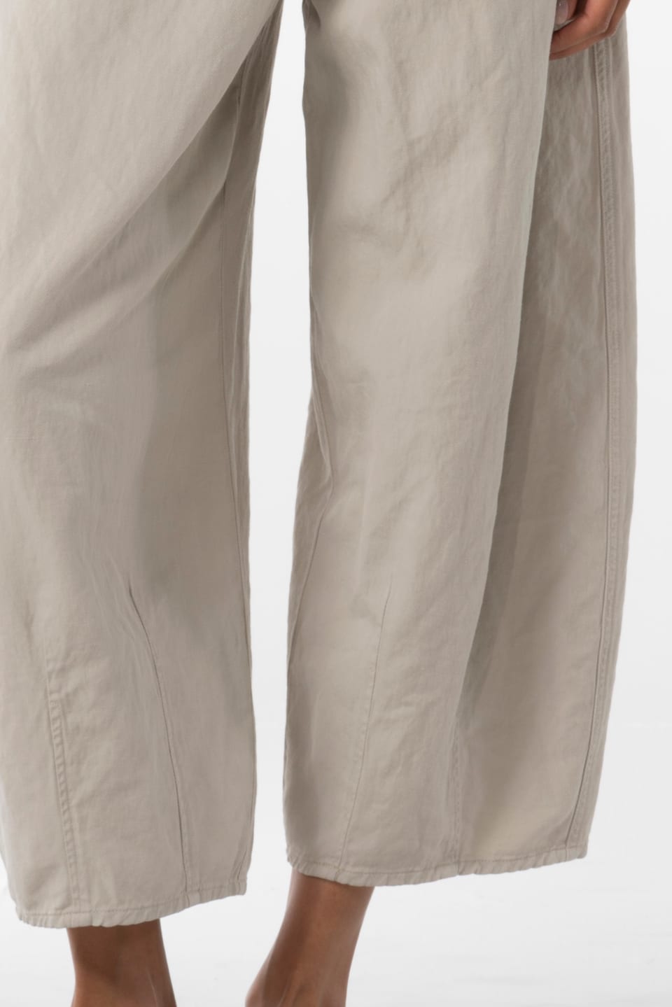 Trousers 630 - Lyocell linen cotton twill - 120NETTLE - 10260110520
