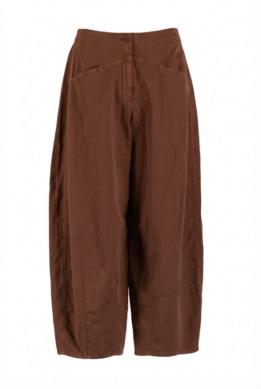 Trousers 630 - Lyocell linen cotton twill - 262PICANTE - 10260110520