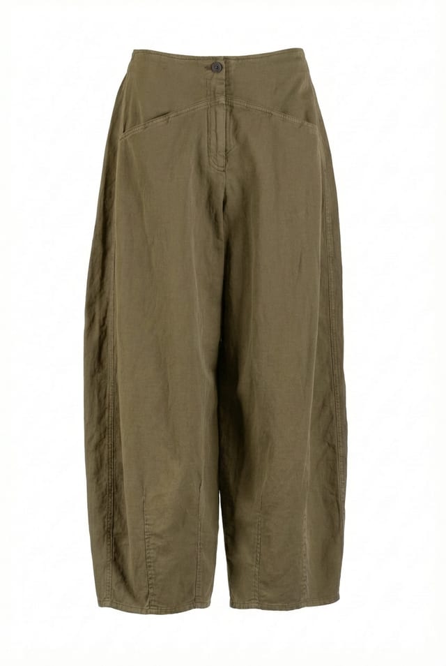 Trousers 630 - Lyocell linen cotton twill - 742CANE - 10260110520