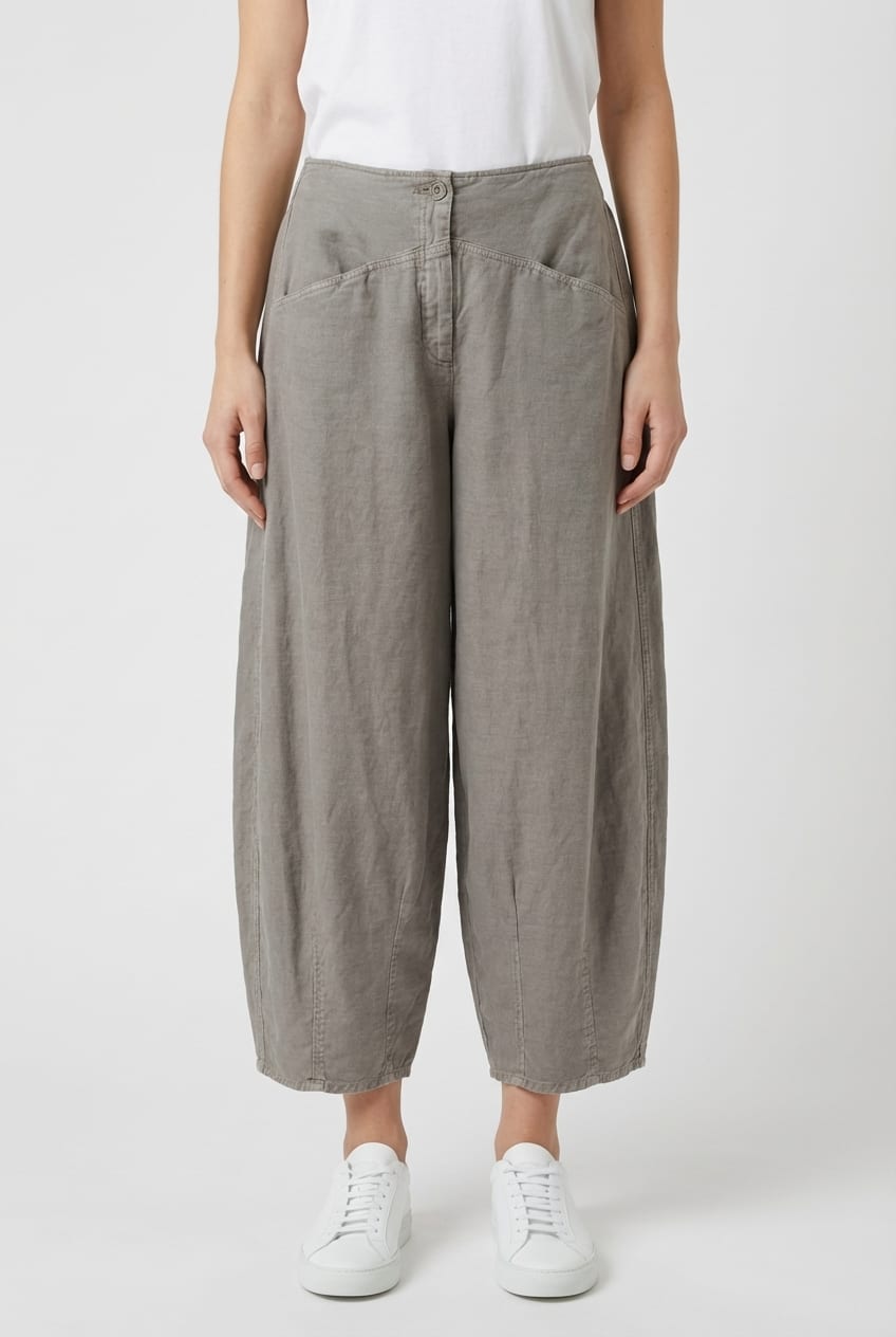 Trousers 630 - Lyocell linen cotton twill - 942LAUREL - 10260110520