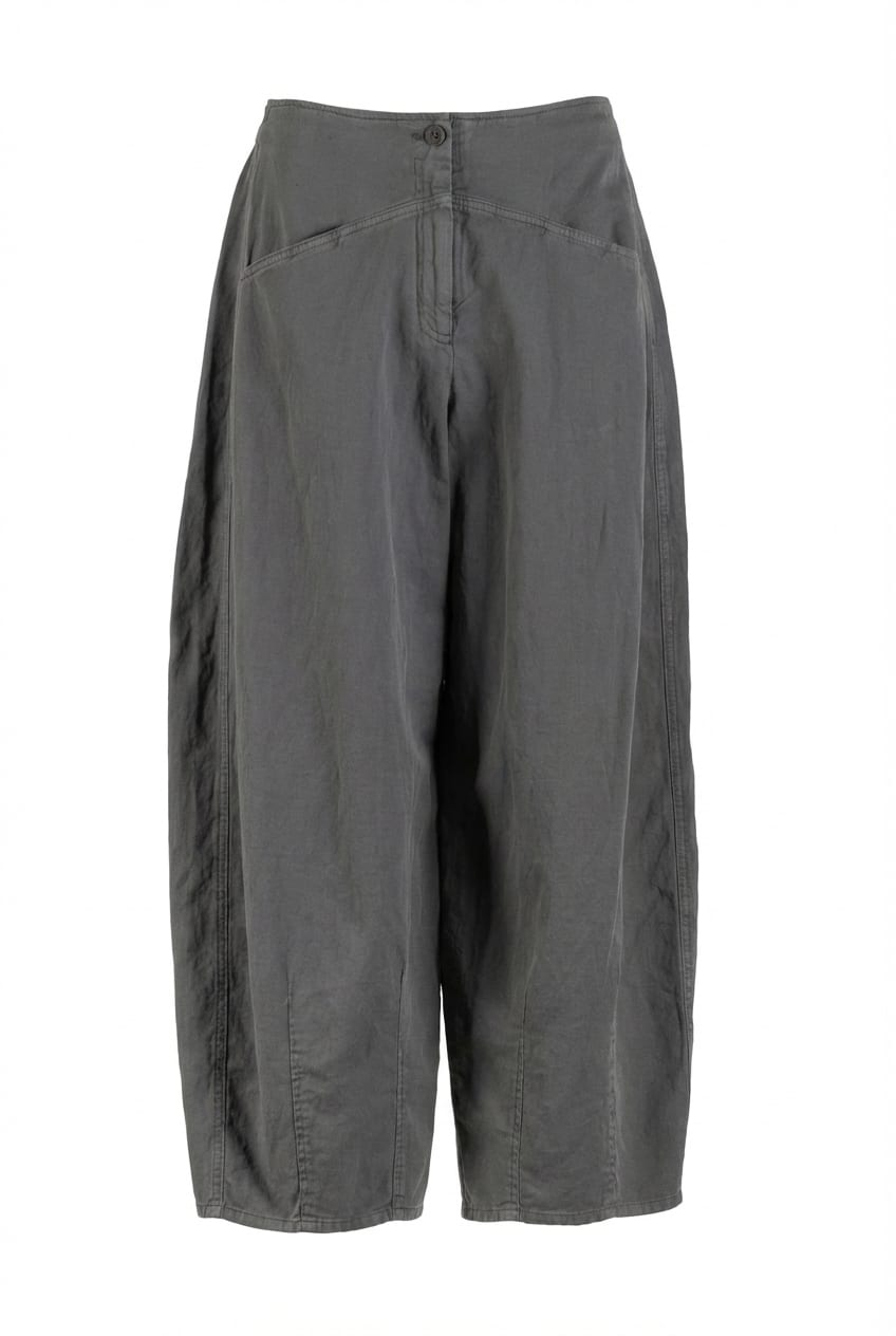 Trousers 630 - Lyocell linen cotton twill - 952CAVE - 10260110520