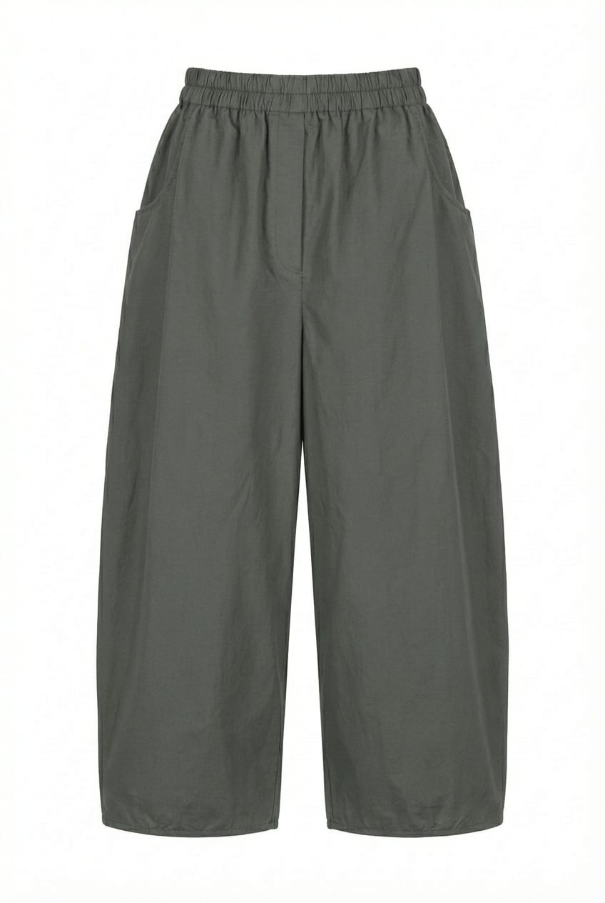Trousers 632 - Pure cotton - 652ALOE - 10260110523